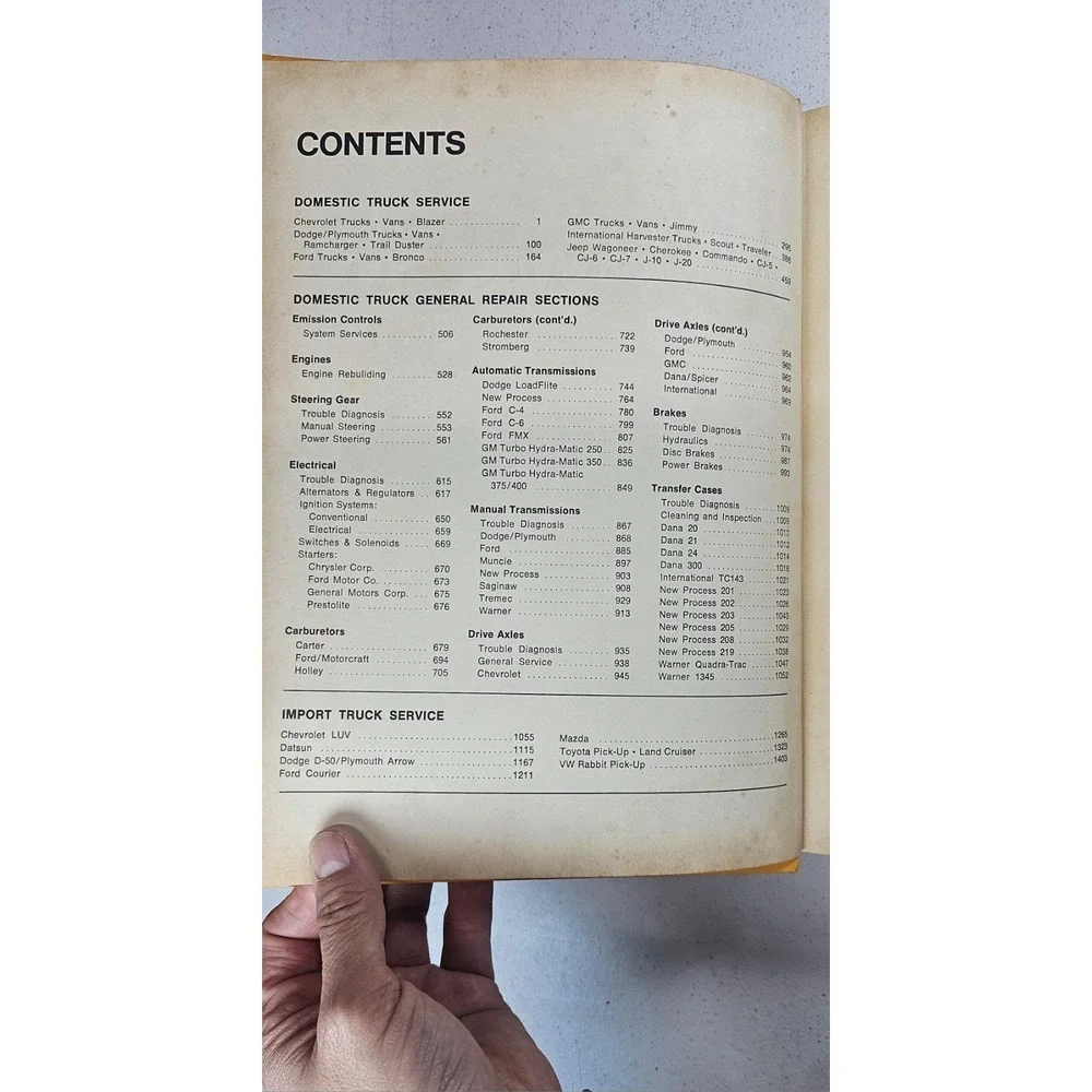 Chilton Truck & Van Repair Manual 1973-1980 Hardcover DIY‎ Mechanics Guide